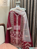 Maria.B 1110 Designer Georgette Embroidery Work Pakistani Suit