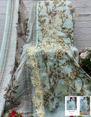 Alzohaib Az 1631 Premium  Pure Cotton Designer Pakistani Suit