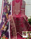 Alzohaib Az 1614 Pure Cotton Heavy Patch Work Pakistani Suit