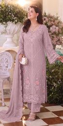 Motifz 5471 F Designer Siffon  With Embroidery Khatli Work Pakistani Suit