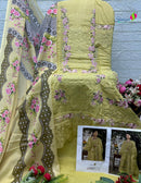 Saniya Trendz 1015 A Designer Cotton Chikankari Embroidered Work Suit