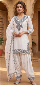 Hoor Tex 971 D Heavy Roman Glass Silk Pakistani Suit