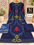 Bin Saeed 211 B Rayon Heavy Embroidery Work Pakistani Suit