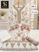 Bin Saeed 3338 B Premium Chiffon Readymade Designer Pakistani Suit