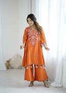 SRK 5286 A Pure Khadi Cottan Sequence Work Suit
