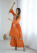 SRK 5286 A Pure Khadi Cottan Sequence Work Suit
