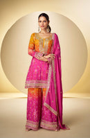 Gulkayra Designer 7599 Real Chinon Digital Printed Suit