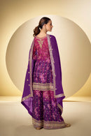 Gulkayra Designer 7598 Real Chinon Digital Printed Suit