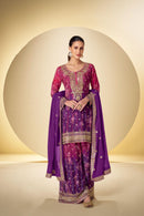 Gulkayra Designer 7598 Real Chinon Digital Printed Suit