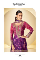 Gulkayra Designer 7598 Real Chinon Digital Printed Suit