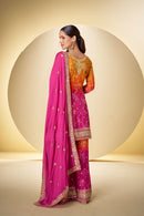 Gulkayra Designer 7599 Real Chinon Digital Printed Suit