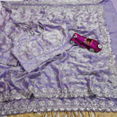 SSC 712 C Premium Fandy Silk Real Beads Moti Work Saree