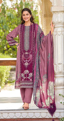 Shree Fabs Kt 406 B Pure Viscous Maslin Digital Printed Suit