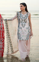 Alzohaib Az 1519 Pure Cotton Patch Work Pakistani Suit