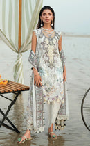 Alzohaib Az 1523 Pure Cotton Patch Work Pakistani Suit
