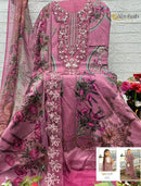Alzohaib Az 1518 Pure Cotton Patch Work Pakistani Suit