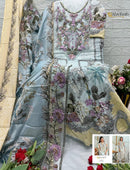 Alzohaib Az 1523 Pure Cotton Patch Work Pakistani Suit
