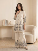 Lu 8190 A Elegant Ethnic Cotton Co Ord Set