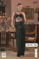 S4U FD 350 Luxury Emerald Party Wear Indo Western