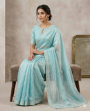 AB 3010 4 Space Silk Saree Elegant Zarkan Diamond Work Saree