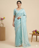 AB 3010 4 Space Silk Saree Elegant Zarkan Diamond Work Saree