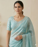 AB 3010 4 Space Silk Saree Elegant Zarkan Diamond Work Saree