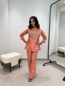 LG 2148 B Mosko Beads Embroidered Work Designer Co Ord Set