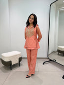 LG 2148 B Mosko Beads Embroidered Work Designer Co Ord Set