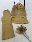 LG 2148 A Mosko Beads Embroidered Work Designer Co Ord Set
