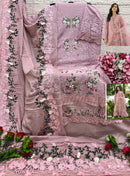 Shree Fabs 4573 Pure Cotton Heavy Self Embroidered Pakistani Suit