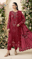 Shree Fabs Sf 5638 E Chiffon Heavy Embroidery Work Pakistani Suit
