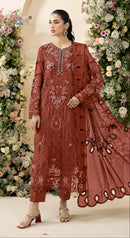 Shree Fabs Sf 5638 G Chiffon Heavy Embroidery Work Pakistani Suit