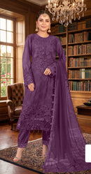 Motifz 5474 A Premium Embroidery Khatli Work Designer Pakistani Suit