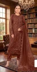 Motifz 5474 C Premium Embroidery Khatli Work Designer Pakistani Suit