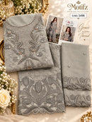 Motifz 5498 M Siffon Embroidery Khatli Work Pakistani Suit