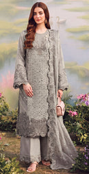 Motifz 5498 M Siffon Embroidery Khatli Work Pakistani Suit