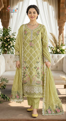 Shree Fabs Sf 5607 B Heavy Chffon Heavy Embroidery Work Pakistani Suit