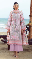 Alzohaib 1636 Premium Pure Cotton Patch Work Pakistani Suit