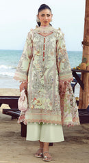 Alzohaib 1637 Premium Pure Cotton Patch Work Pakistani Suit