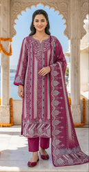 Shree Fabs Kt 407 C Pure Viscous Maslin Digital Printed Pakistani Suit