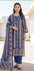 Shree Fabs Kt 407 D Pure Viscous Maslin Digital Printed Pakistani Suit
