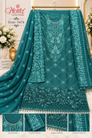 Motifz 5474 B Premium Embroidery Khatli Work Designer Pakistani Suit