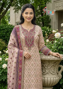 Shree Fabs Kt 401 Pure Viscous Maslin Digital Printed Pakistani Suit