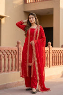 ST 253 Premium Elegant Fuax Georgette Designer Suit