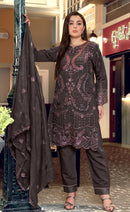 Fepic Rosemeen 1870 Organza Embroidered Work Pakistani Suit