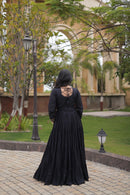 LW 9351 B Designer Reyon Gota Patti Lace Work Gown