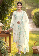 Amrutvela 1001 Pure Cambric Lawn Embroidery Pakistani Suit