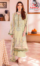 Aasha Designer 1230 A Pure Cotton Printed Exclusive Pakistani Suit