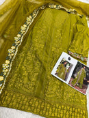 Mehboob Tex 1741 B Pure Cotton Heavy Self Embrodery Work Pakistani Suit