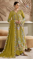Shree Fabs Sf 5538 02 Chiffon Heavy Embroidery Work Pakistani Suit